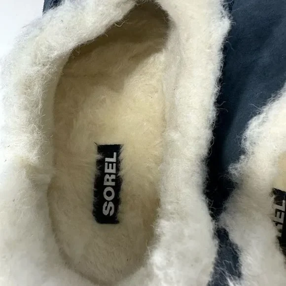 SOREL MEN'S MANAWAN II SLIPPER Navy Blue size 9 - Picture 9 of 9